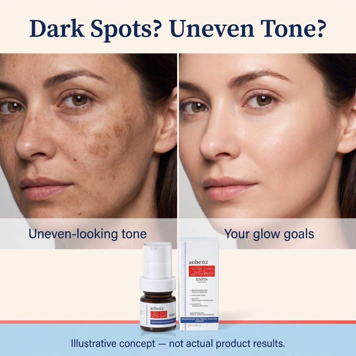 aobenz Dark Spot Remover for Face with 3% Tranexamic Acid | TXA + Niacinamide + Alpha-Arbutin, Brightening Serum for Age Melasma Sun Black Spots, Hyperpigmentation, Results in 2-4 Weeks